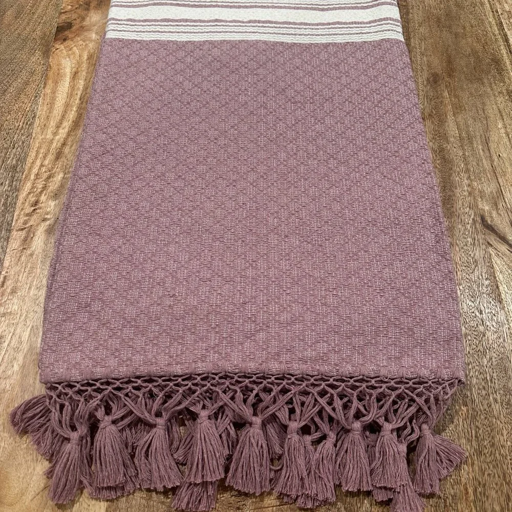 98'' Tablecloth from Oaxaca Mexico made with 100 % Handloom cotton fabric